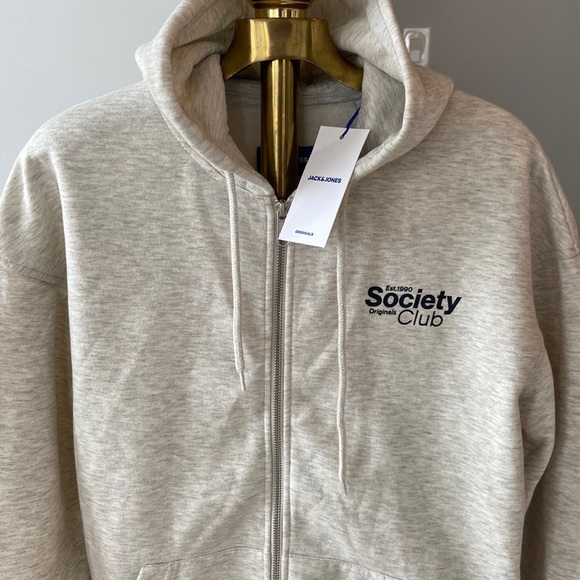 [Brand New] JACK&JONES sweat zip hoodie / Mens / Size S - Picture 2 of 7